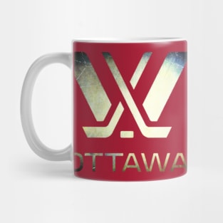 PWHL - Ottawa Distressed Mug